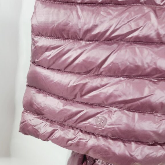Lululemon Women's Burgundy Pack It Down 700-Down-Fill Long Puffer Jacket Size 6 - Picture 5 of 7